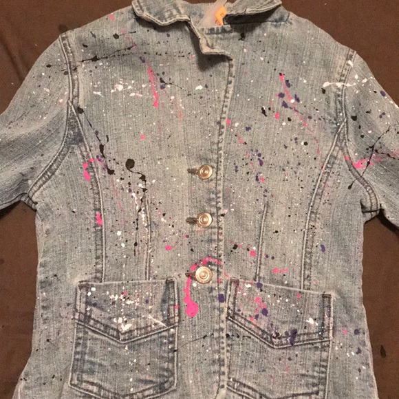 Handpainted Denim Jacket - Picture 4 of 8